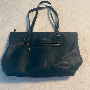 Coach Satchel with Zippered Closure